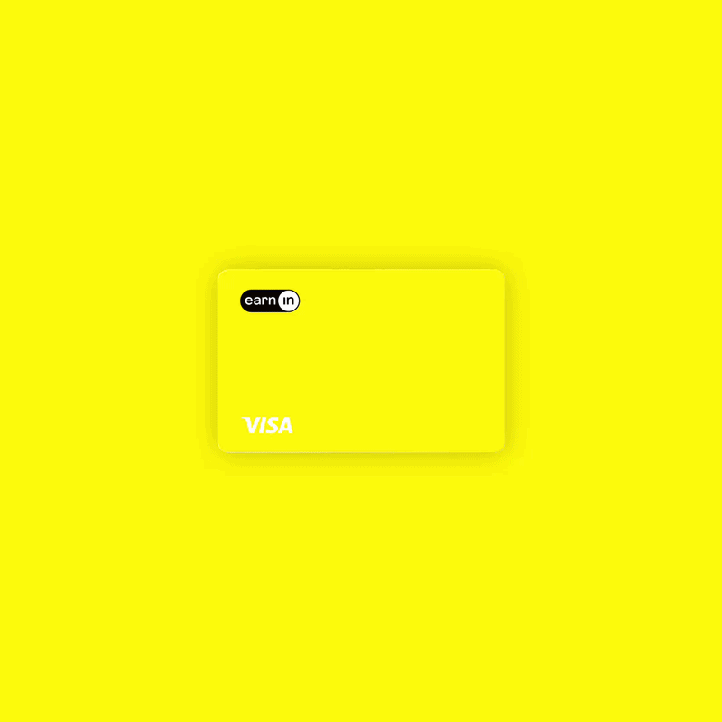 EarnIn Card product launch animation