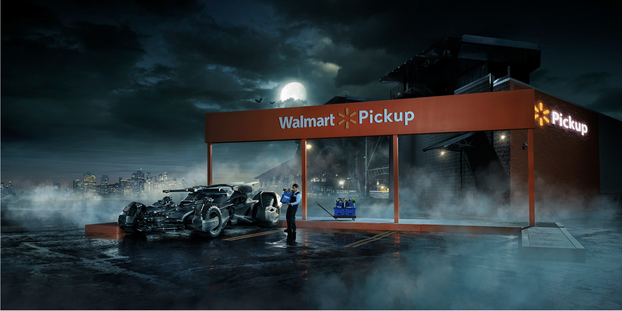 Walmart Famous Cars — Batmobile at Walmart Pickup